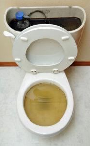 overflowing toilet