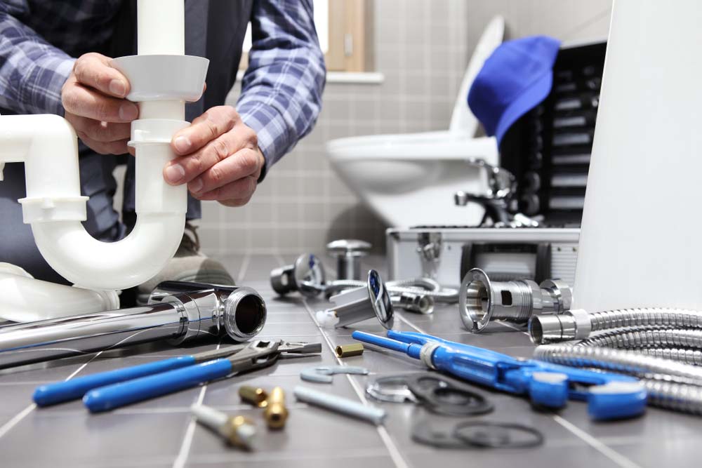 plumbing tools on the bathroom floor Menifee, CA